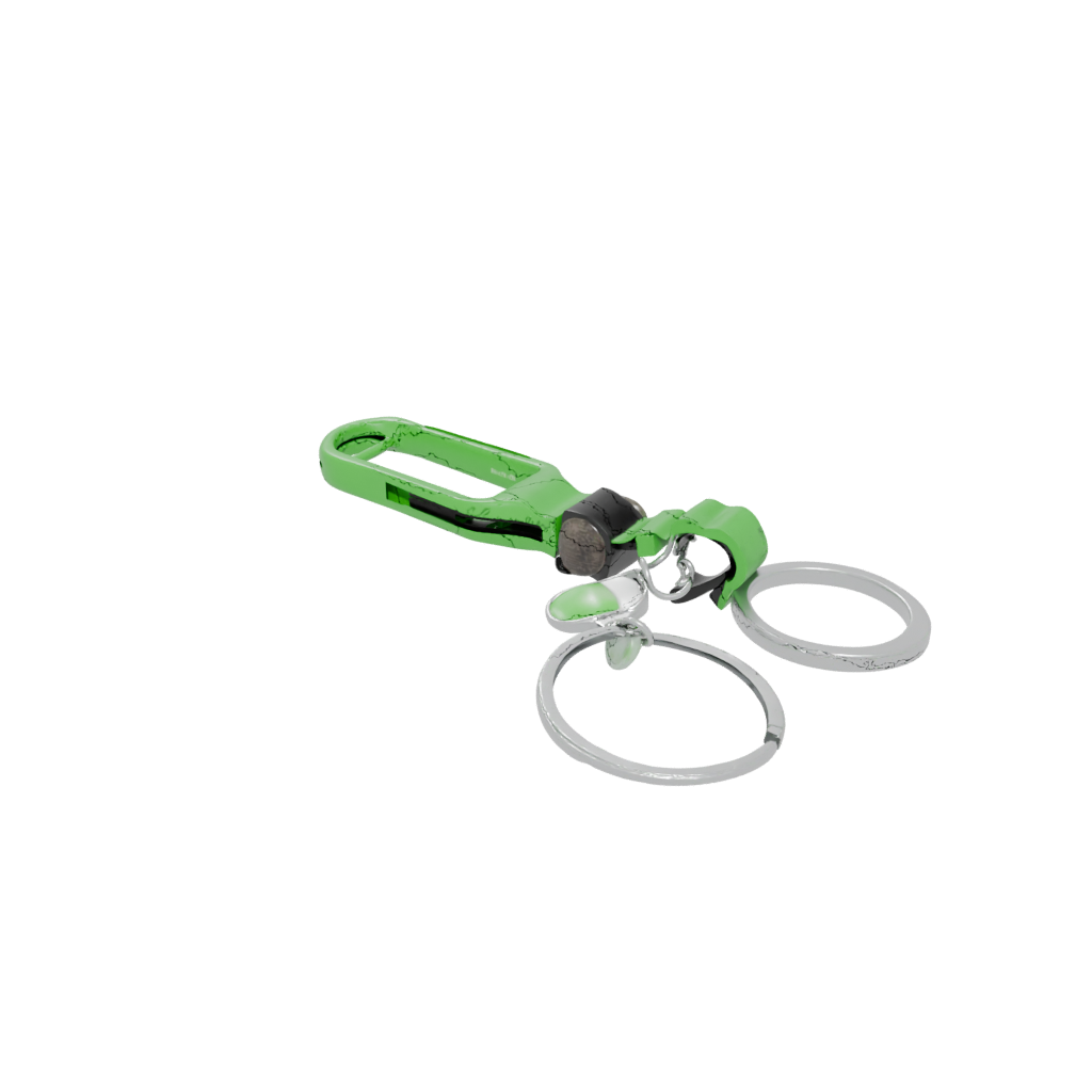 Glow Outline Carabiner Clip — keychains 3D print model, STL