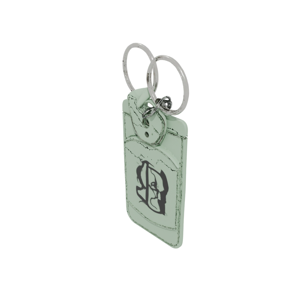 Glow Outline Monogram Initial B — keychains 3D print model, STL