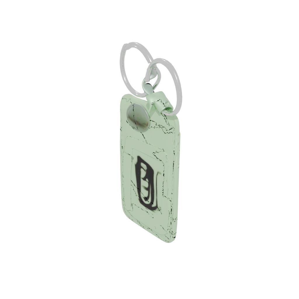Glow Outline Monogram Initial J — keychains 3D print model, STL