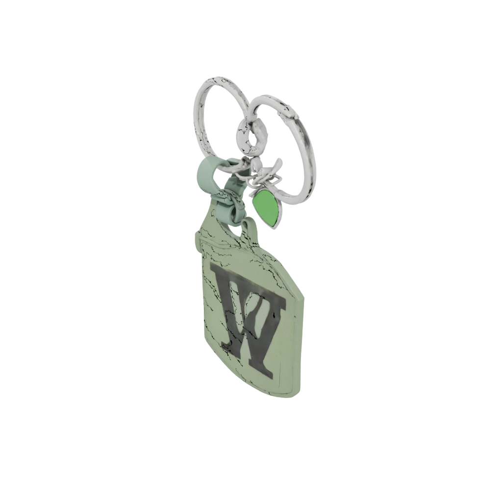 Glow Outline Monogram Initial W