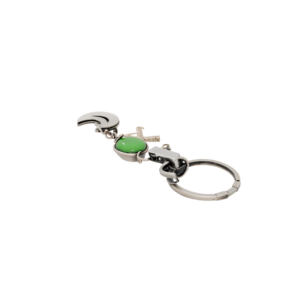 Glow Outline Moon Crescent Charm