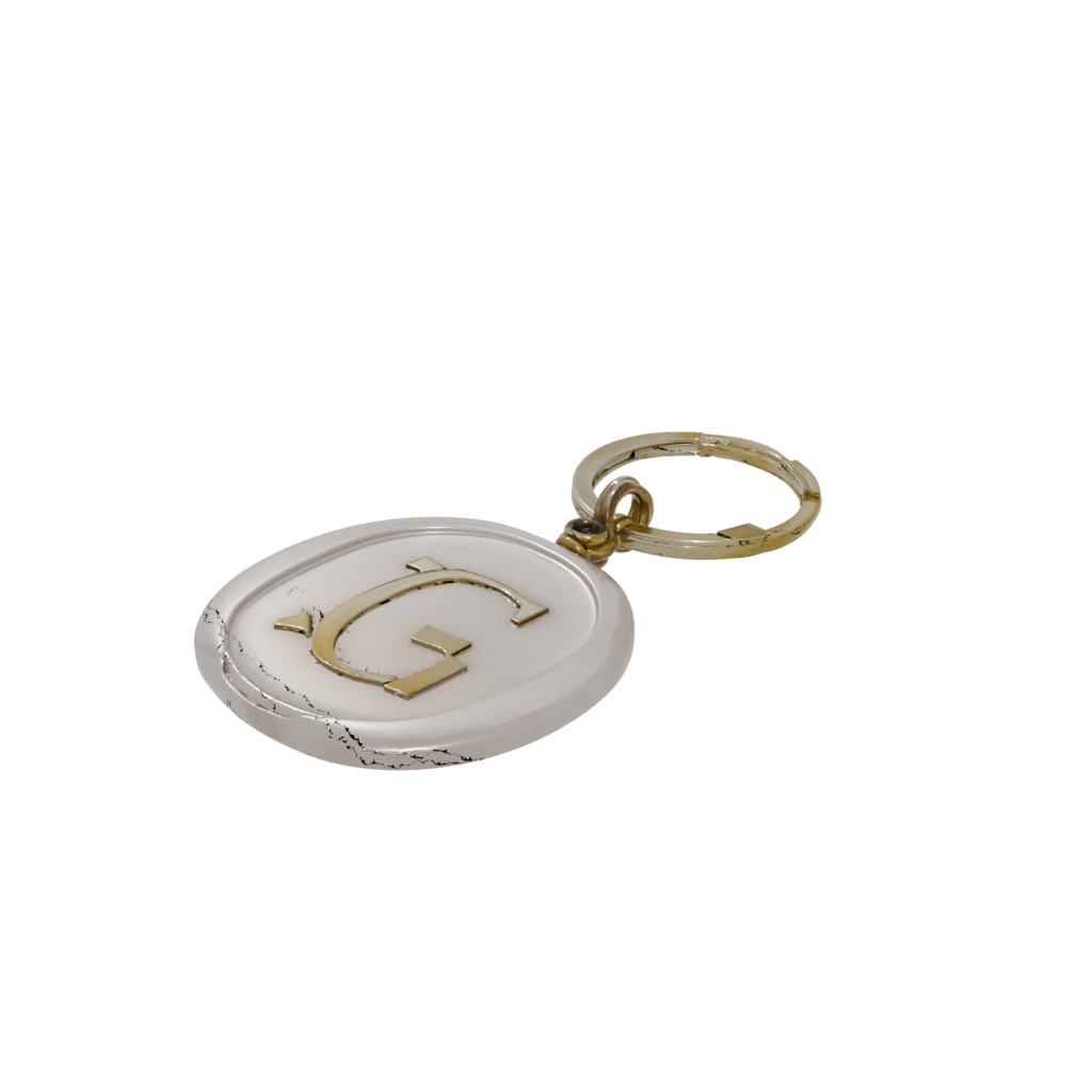 Gold 3D Monogram Initial G