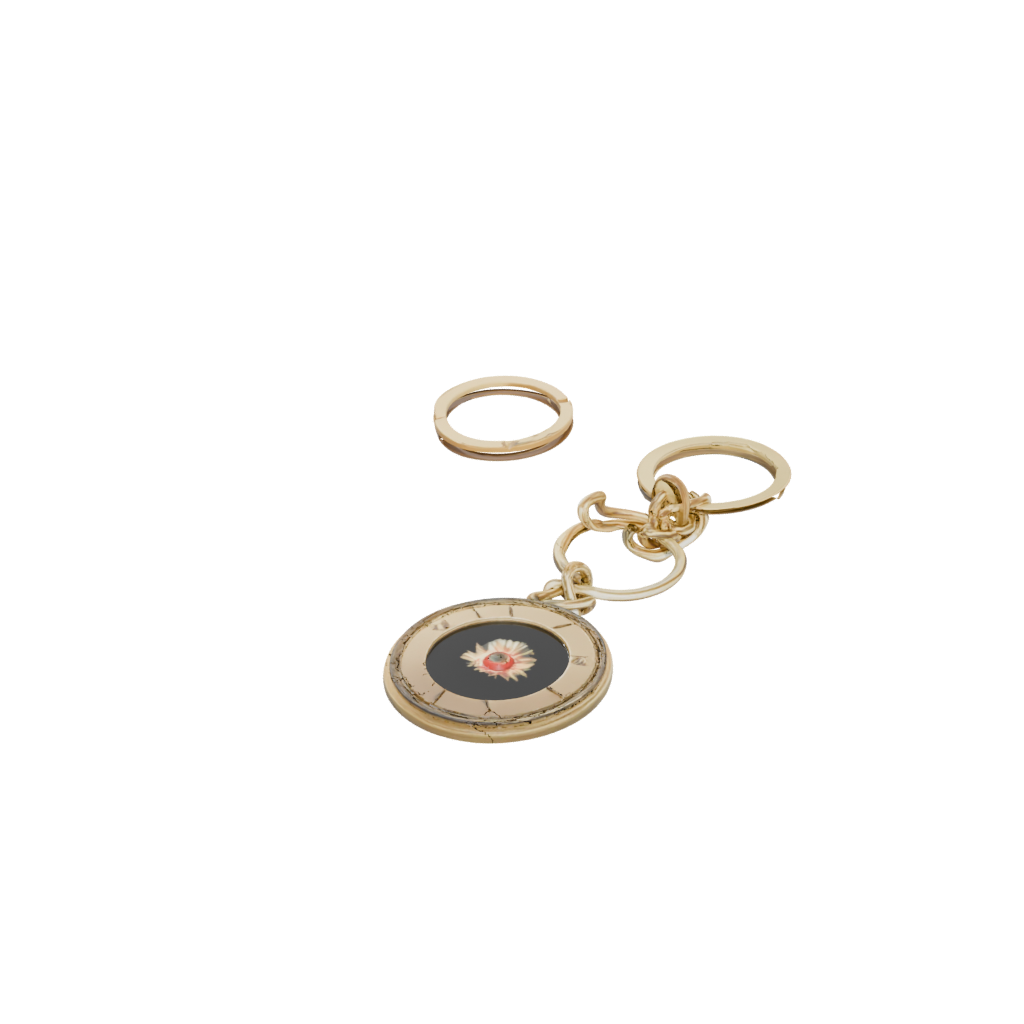 Gold Compass Charm