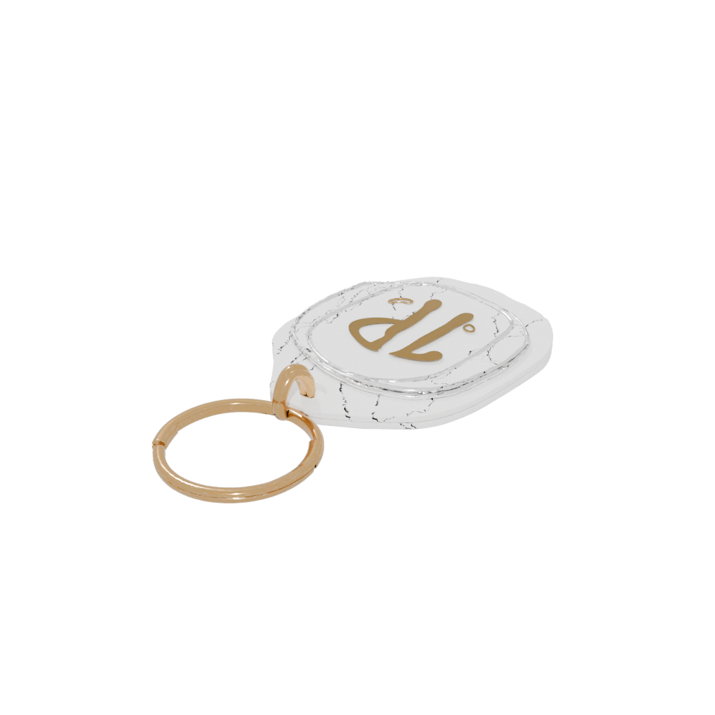 Gold Monogram Initial P