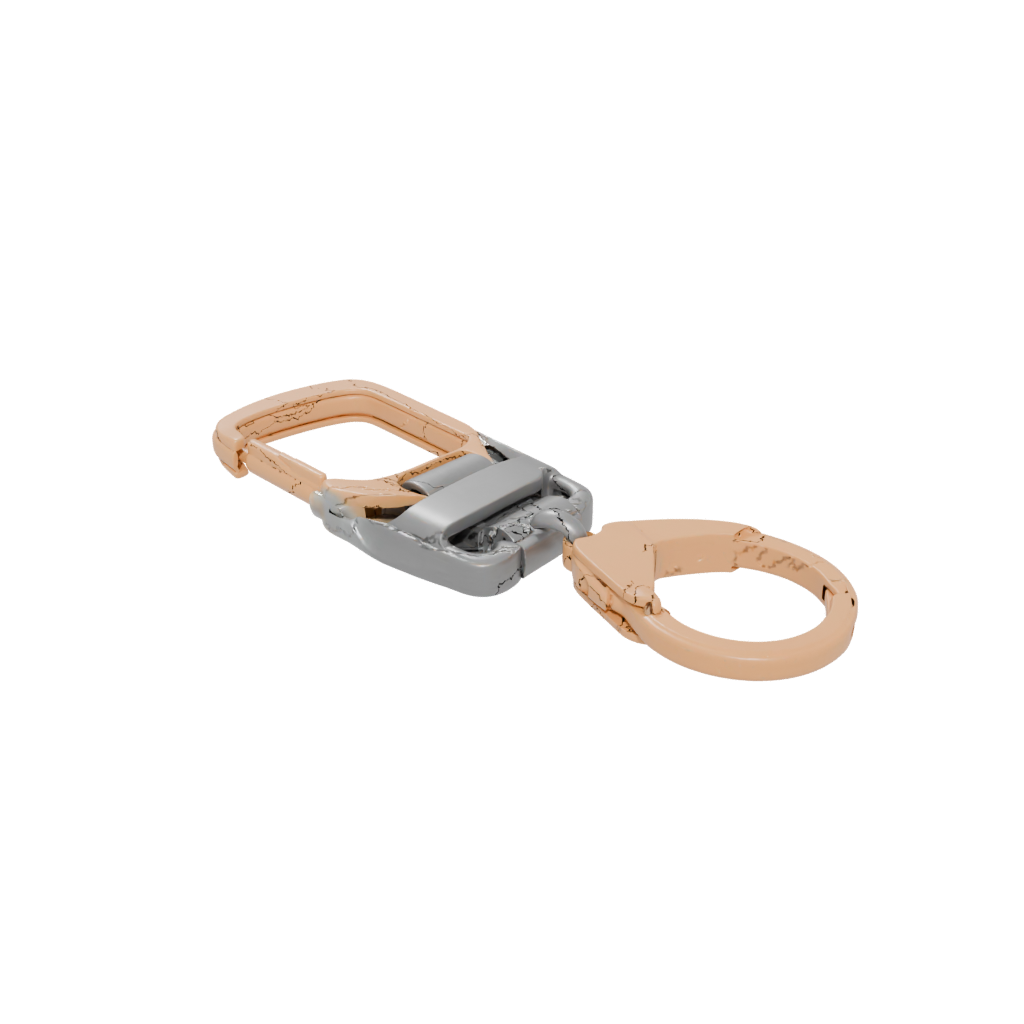 Gold Layered Carabiner Clip