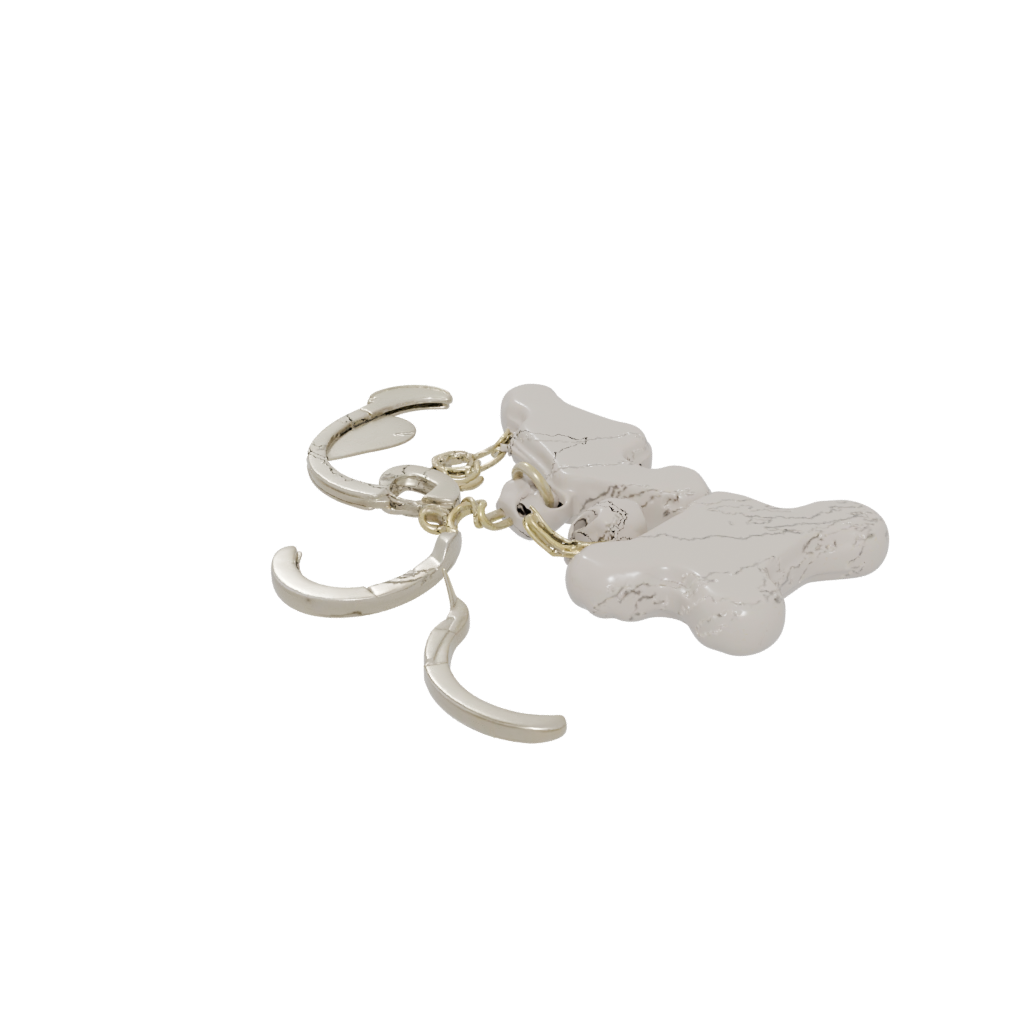 Gold Layered Dog Bone Charm