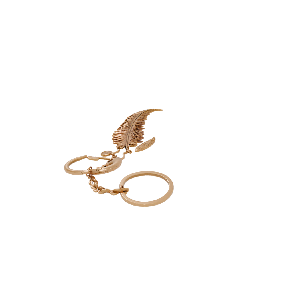 Gold Layered Feather Charm