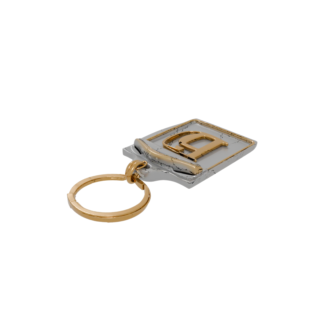 Gold Layered Monogram Initial D