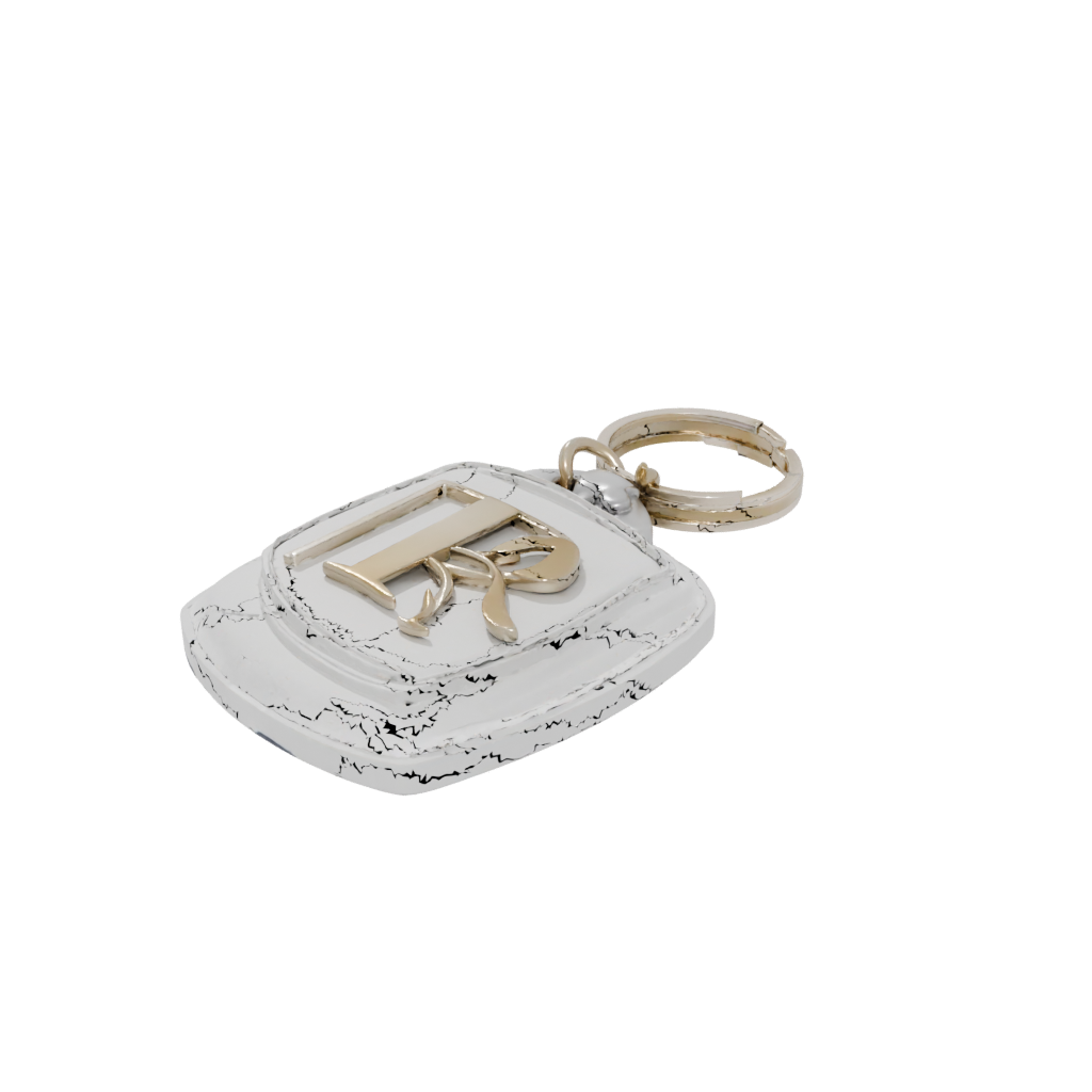 Gold Layered Monogram Initial R
