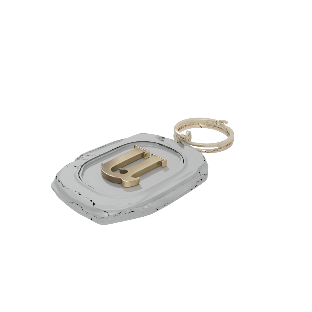 Gold Layered Monogram Initial U