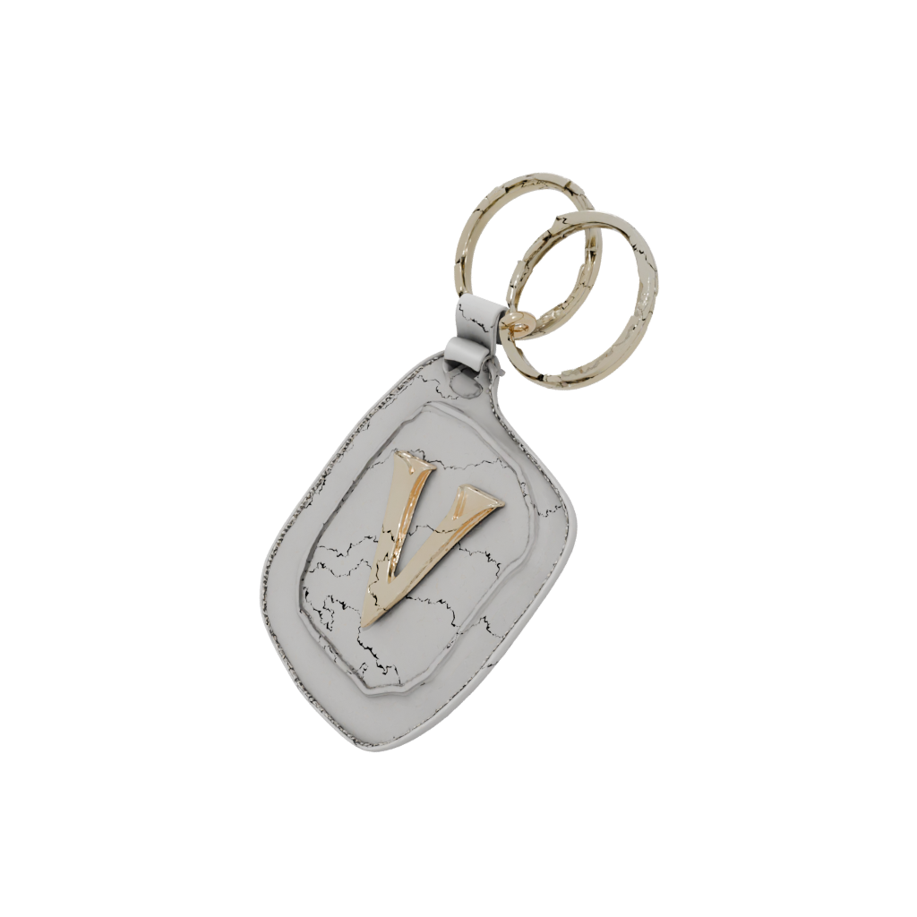 Gold Layered Monogram Initial V