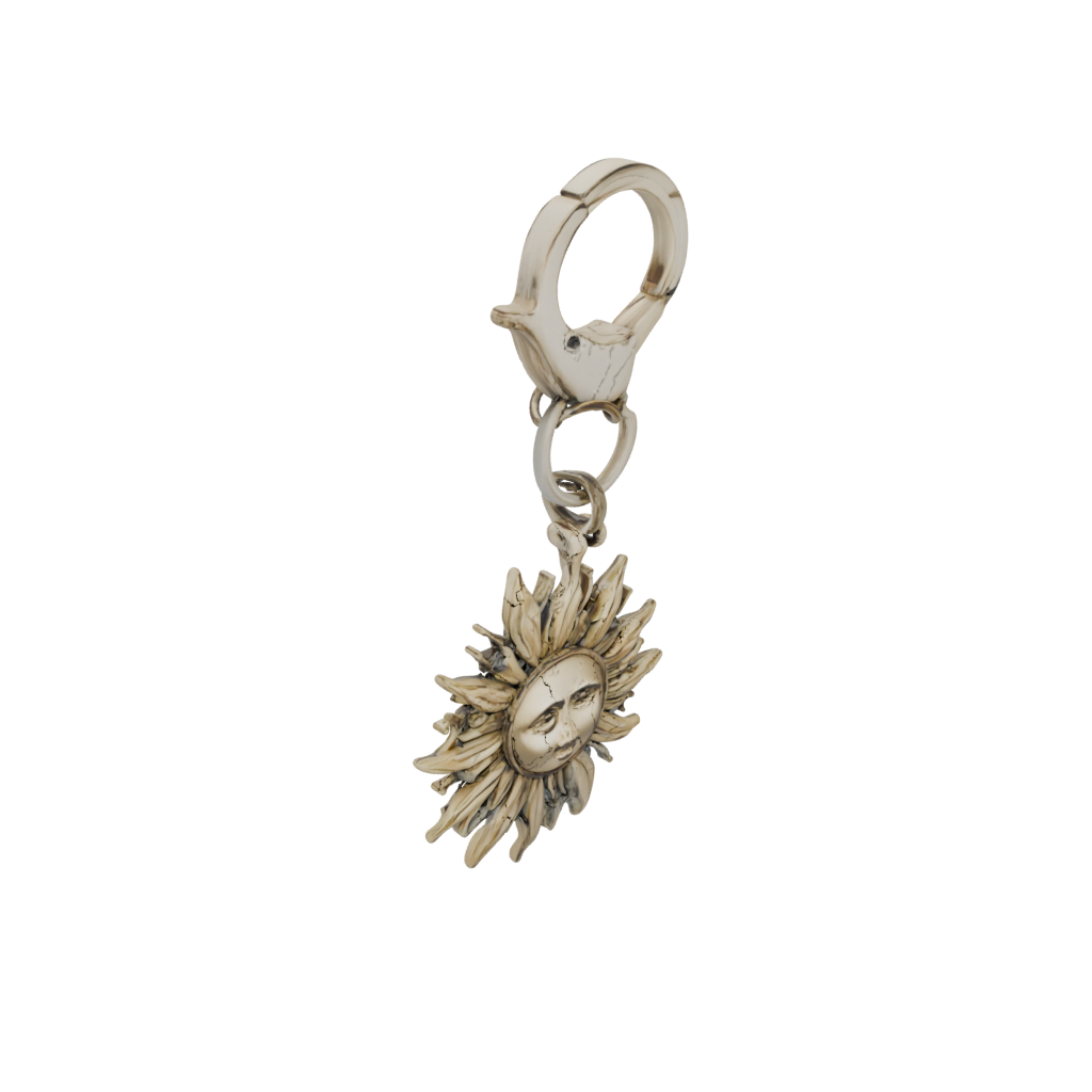 Gold Layered Sun Charm