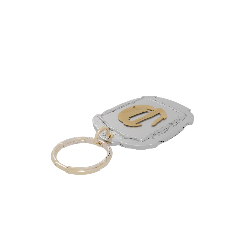 Gold Outline Monogram Initial B