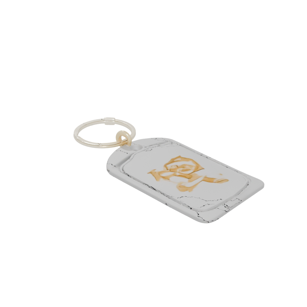 Gold Outline Monogram Initial P