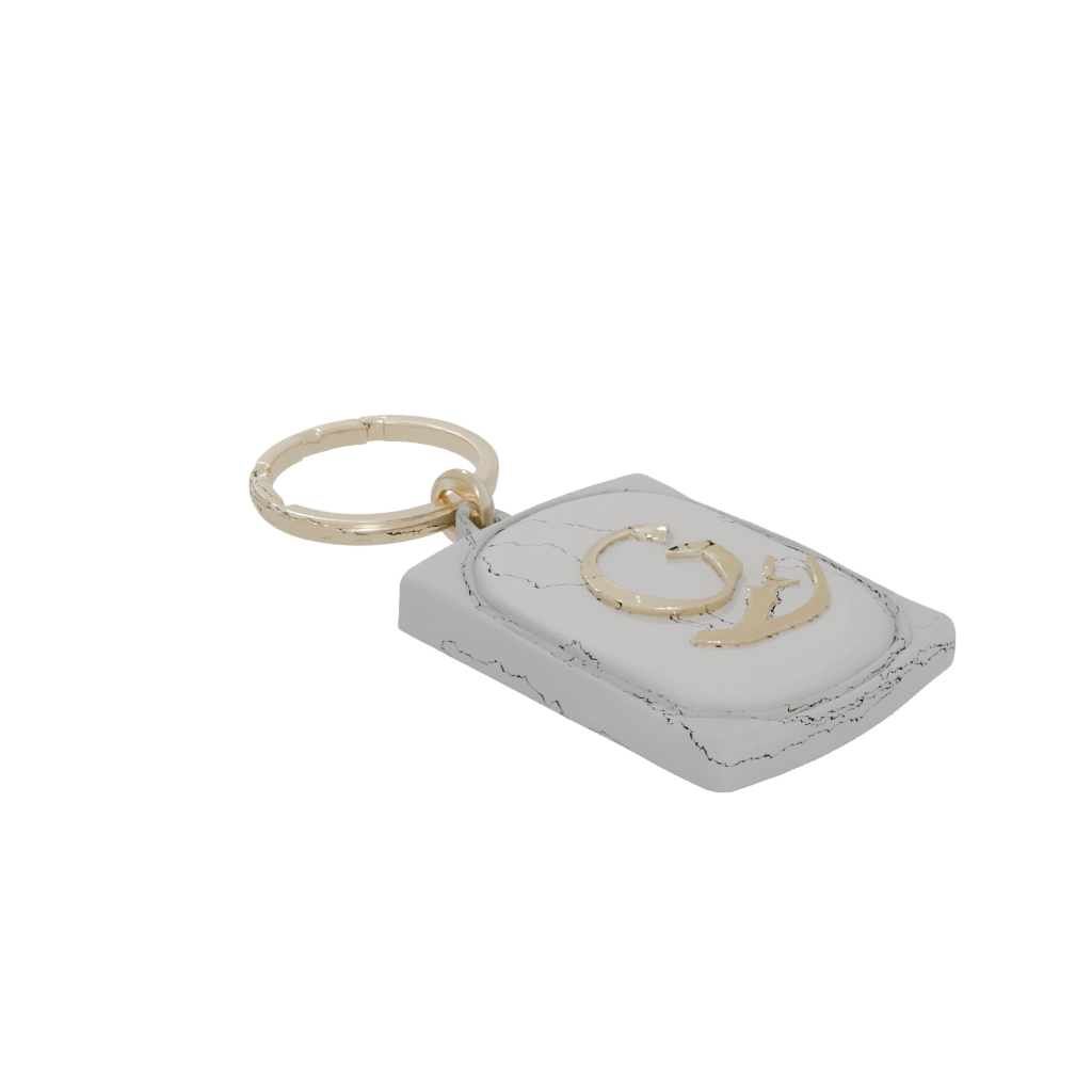 Gold Outline Monogram Initial Q