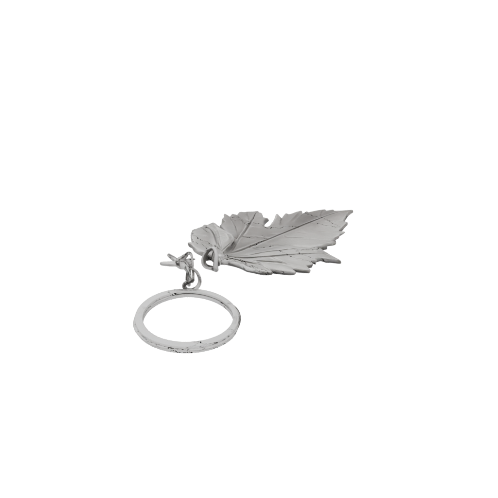 Holiday 3D Leaf Charm