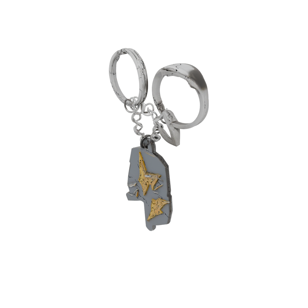 Holiday 3D Lightning Bolt Charm