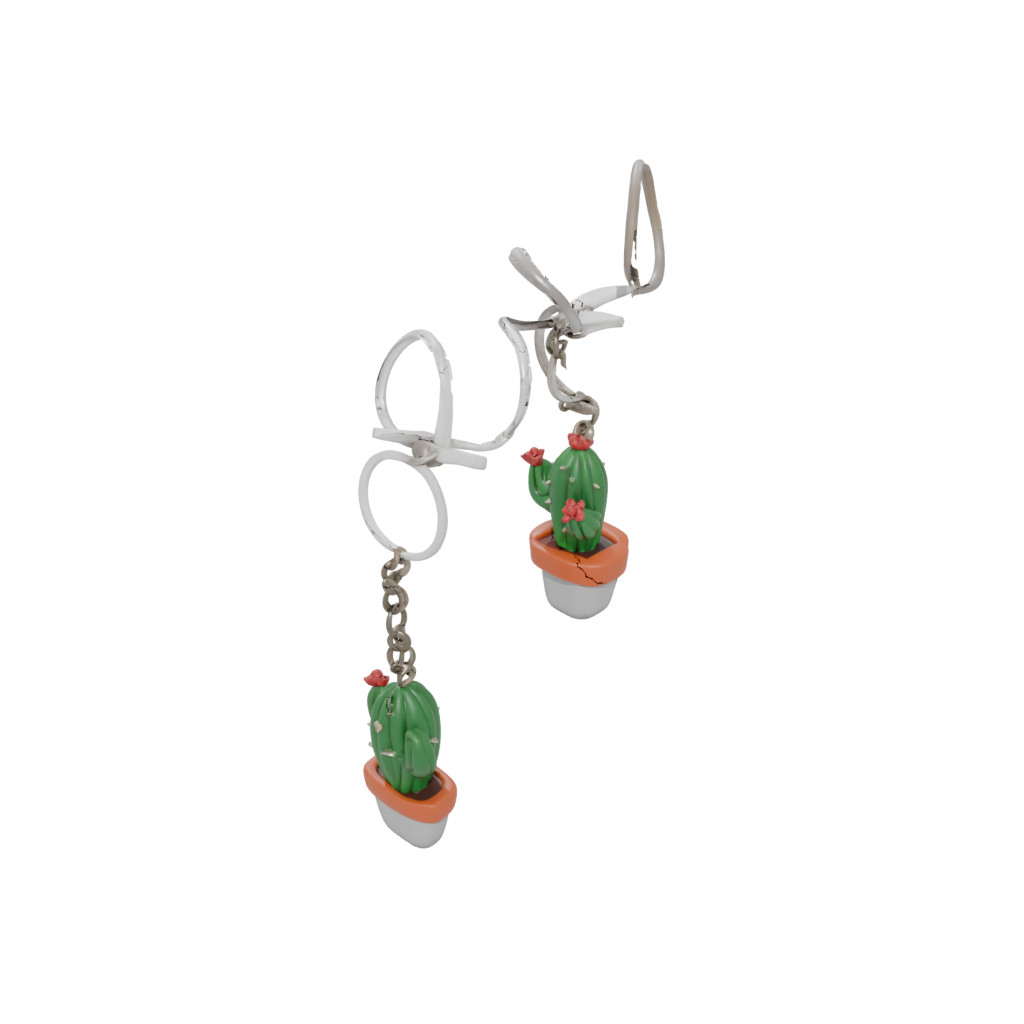 Holiday 3D Mini Cactus Charm