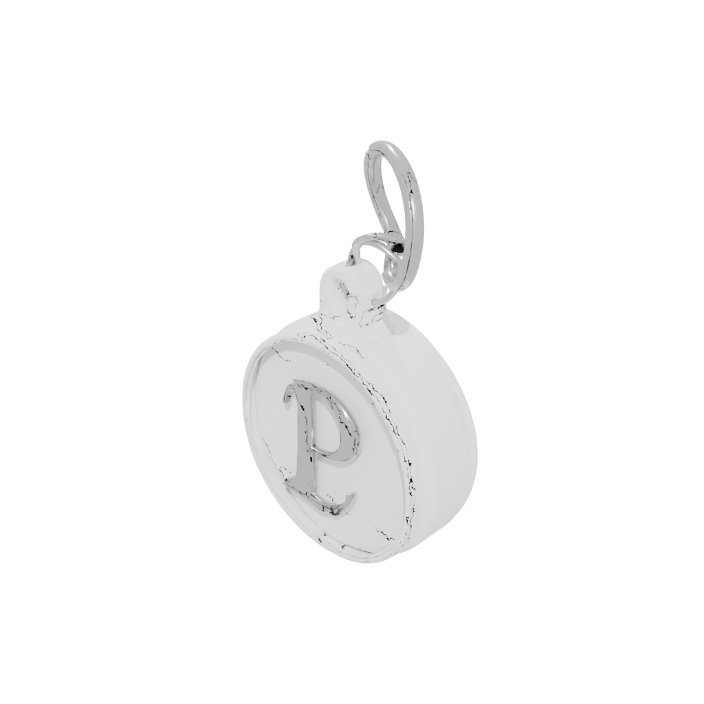 Holiday 3D Monogram Initial P