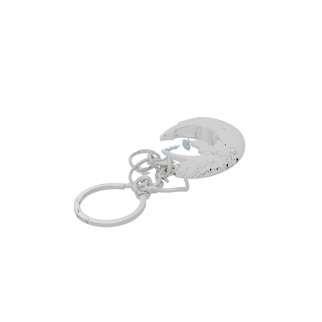 Holiday 3D Moon Crescent Charm