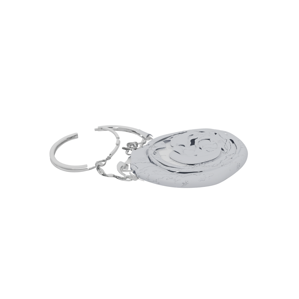 Holiday 3D Wave Charm