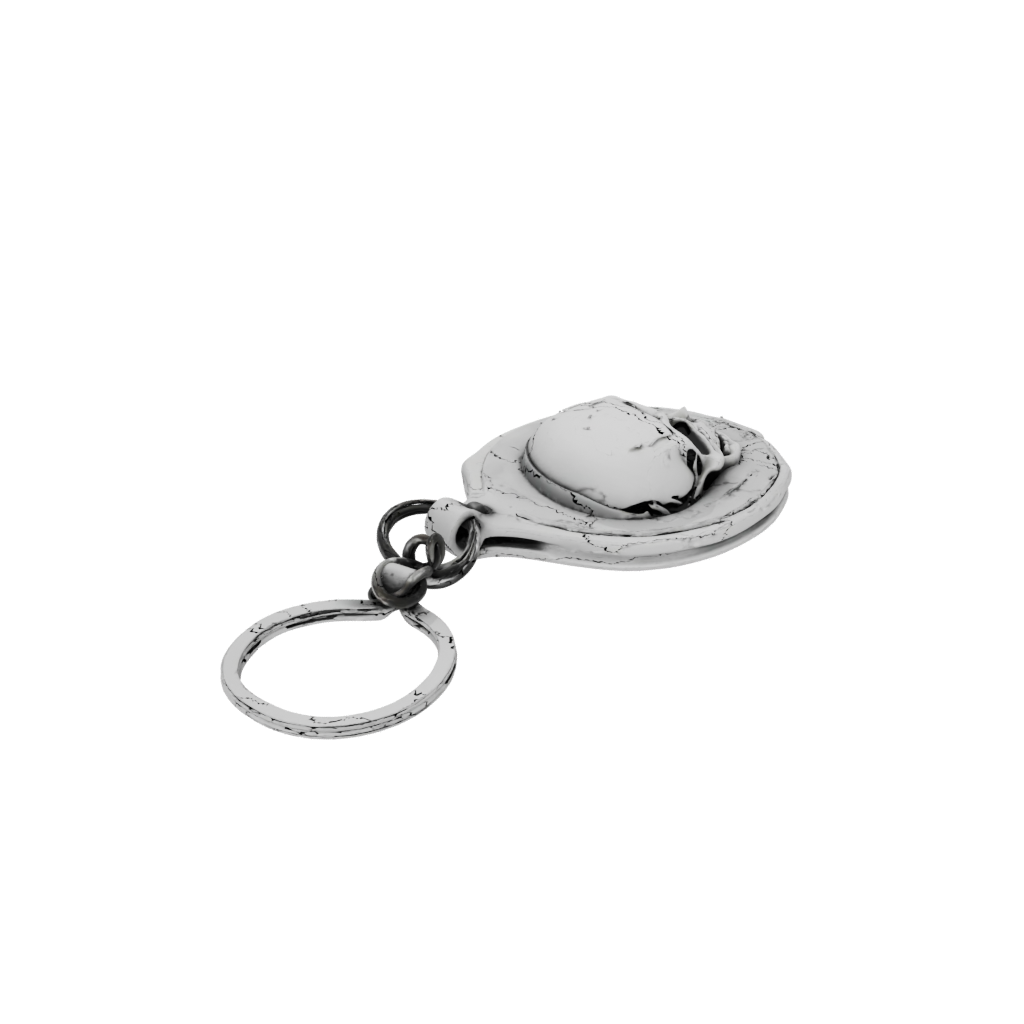 Holiday Skull Charm