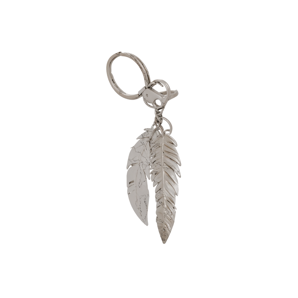 Holiday Layered Feather Charm