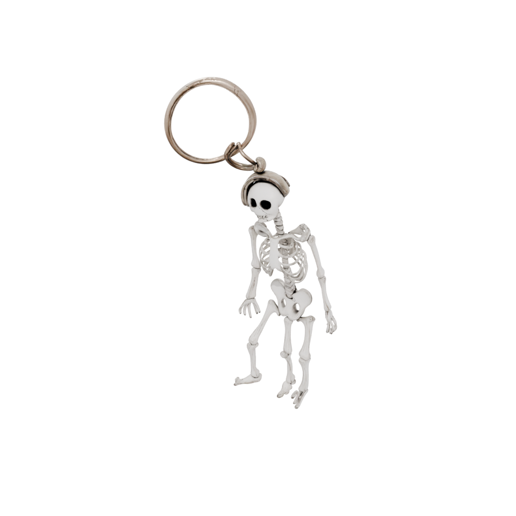 Holiday Layered Key Skeleton Charm
