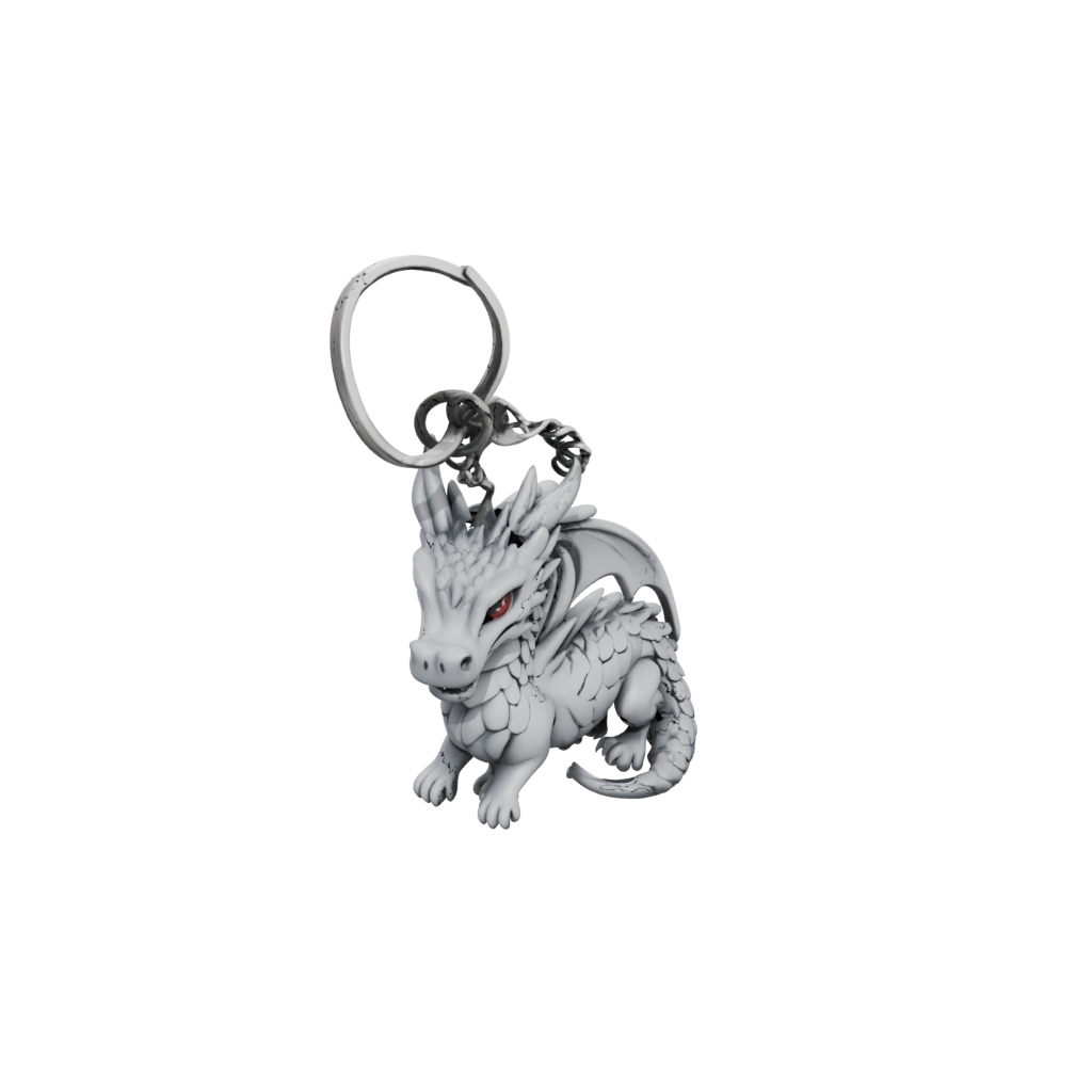 Holiday Layered Mini Dragon Charm