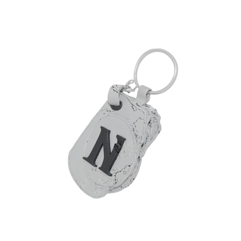 Holiday Layered Monogram Initial N