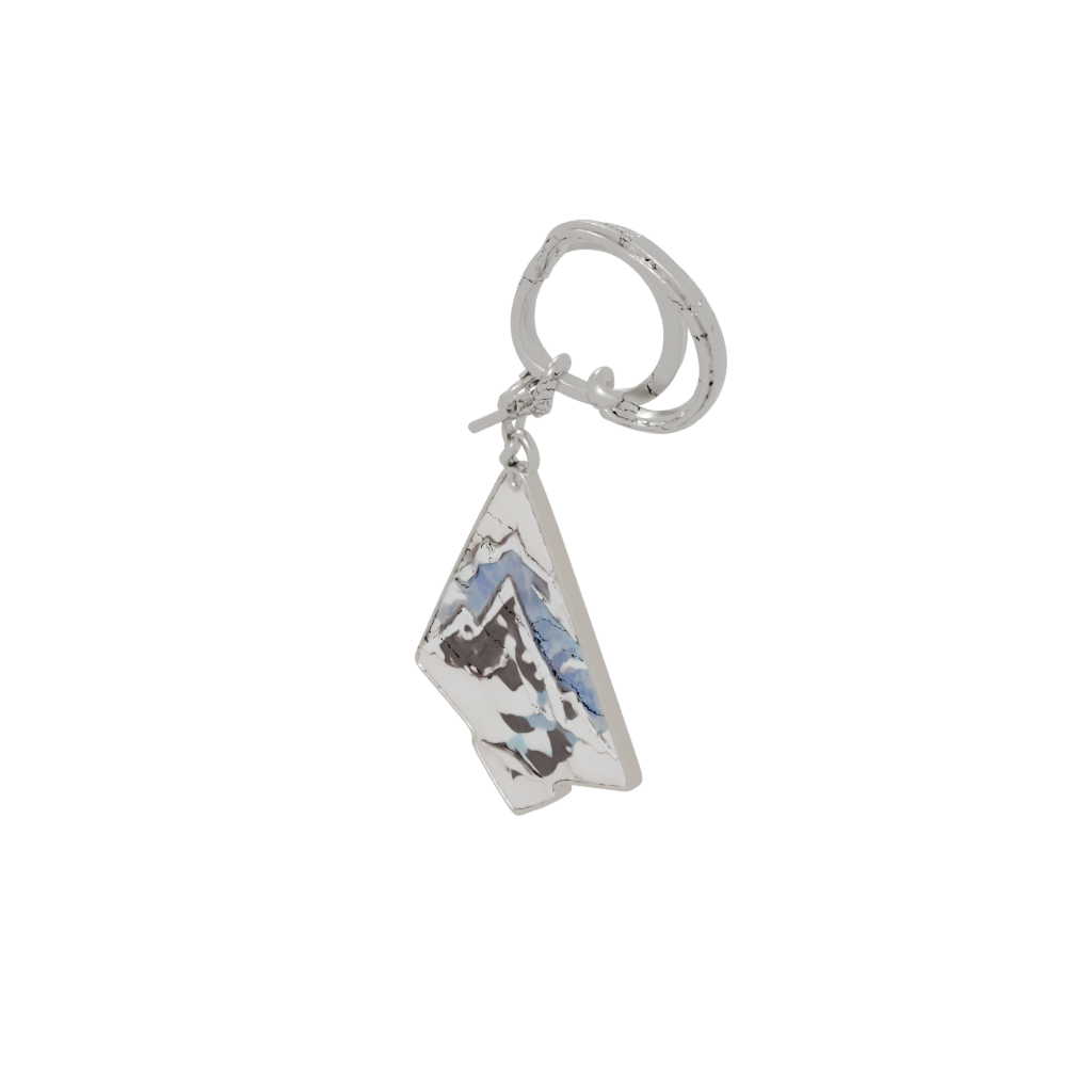Holiday Layered Mountain Peak Charm