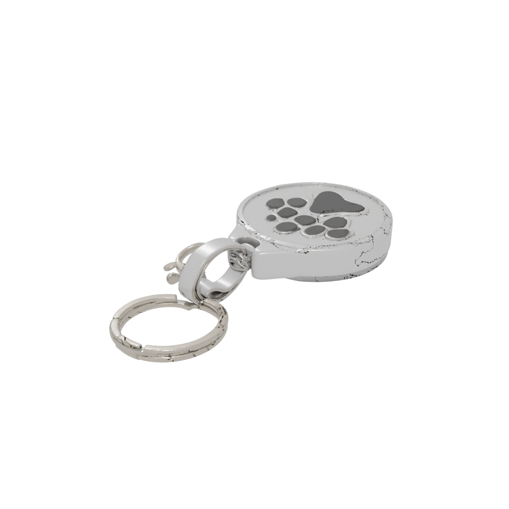 Holiday Layered Paw Print Charm