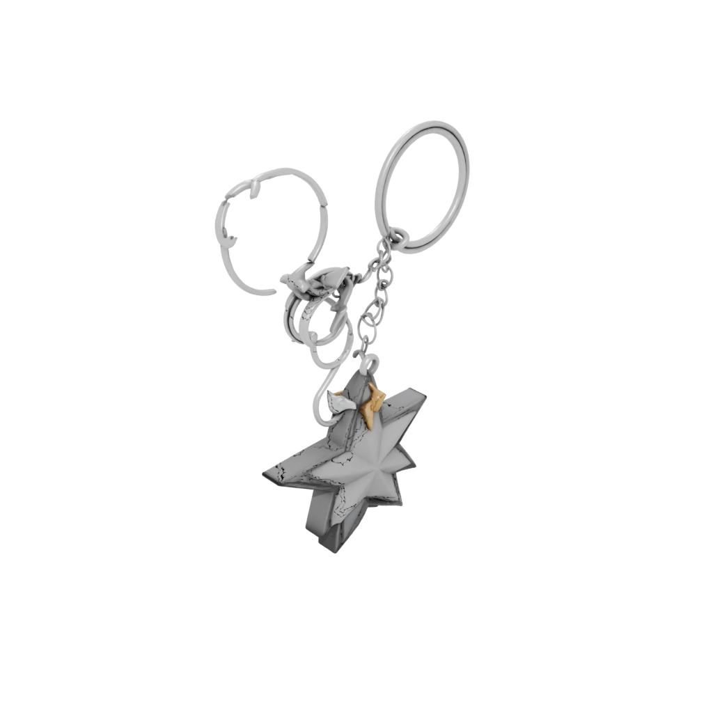 Holiday Layered Star Charm