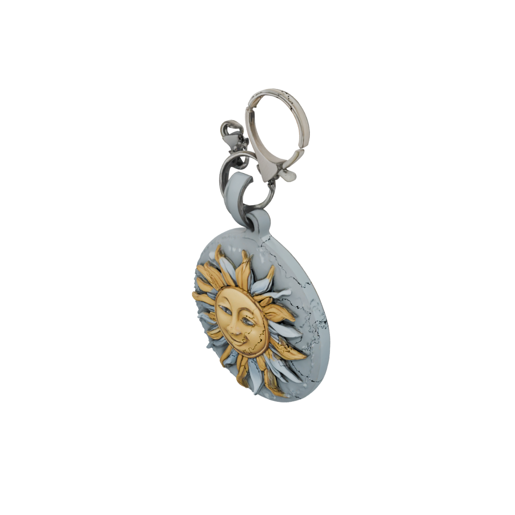 Holiday Layered Sun Charm