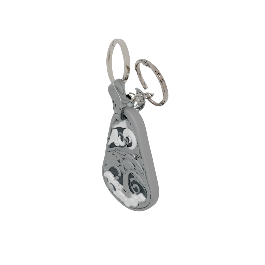 Holiday Layered Wave Charm