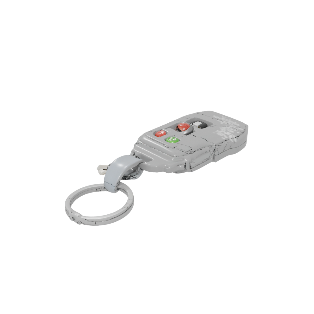 Holiday Layered Whistle Keyfob
