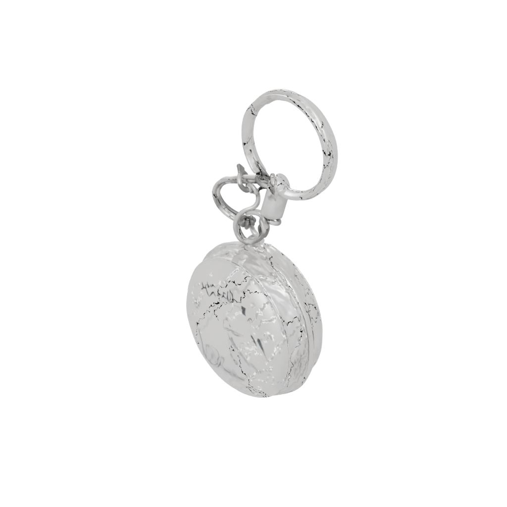 Holiday Outline Cat Silhouette Charm