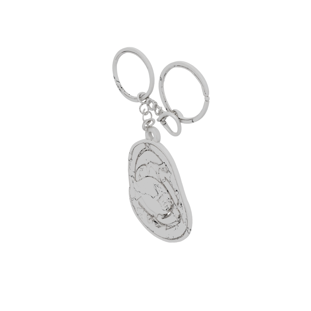 Holiday Outline Fish Charm
