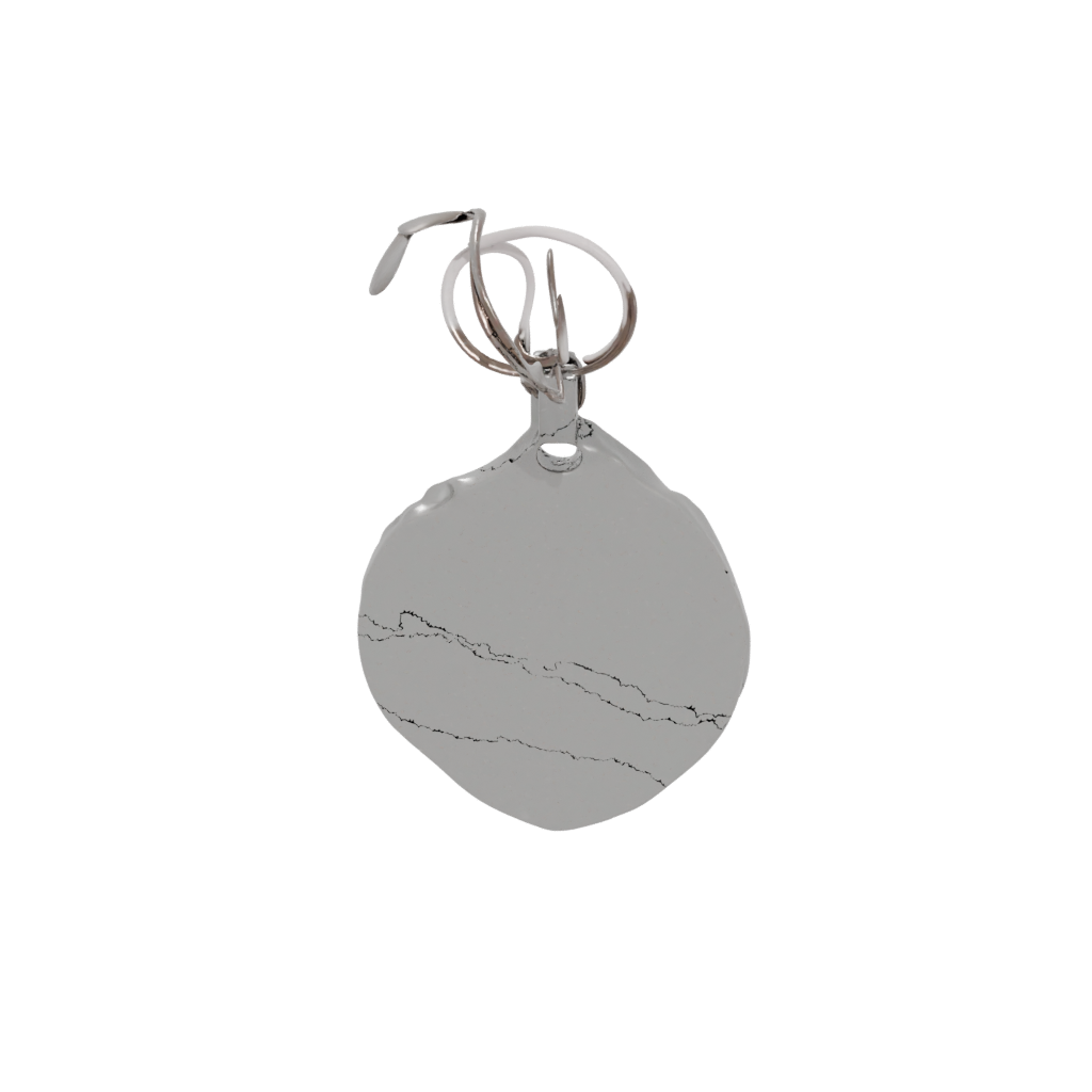 Holiday Outline Leaf Charm