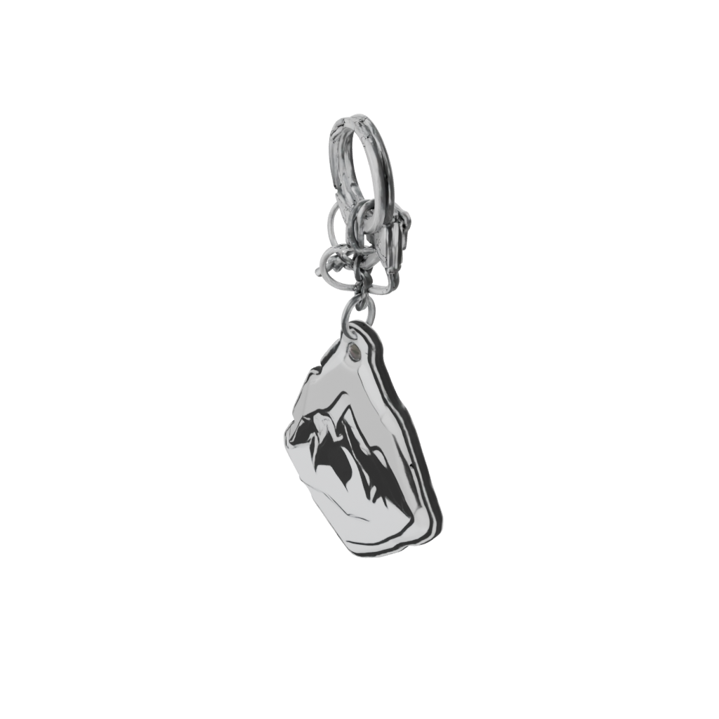 Holiday Outline Mountain Peak Charm
