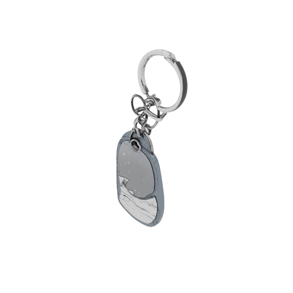 Holiday Outline Wave Charm
