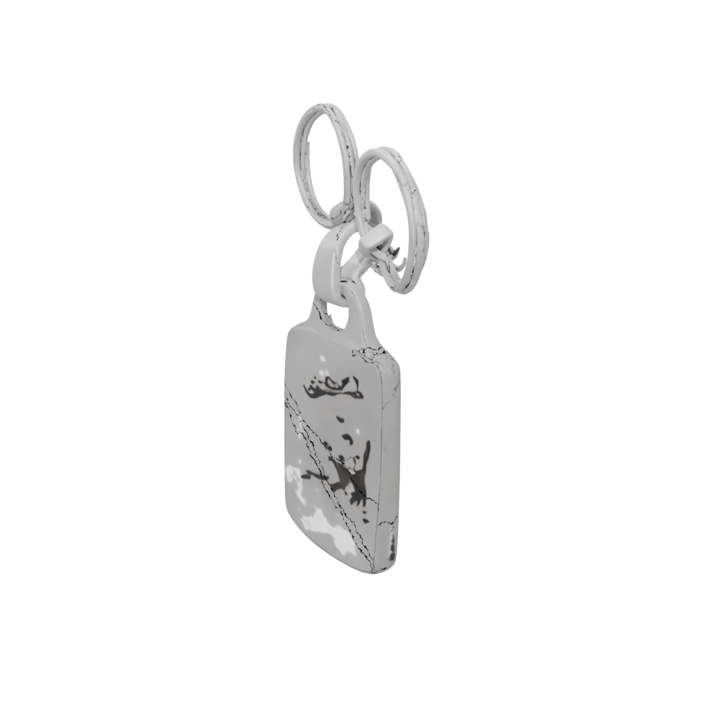 Holiday Outline Whistle Keyfob