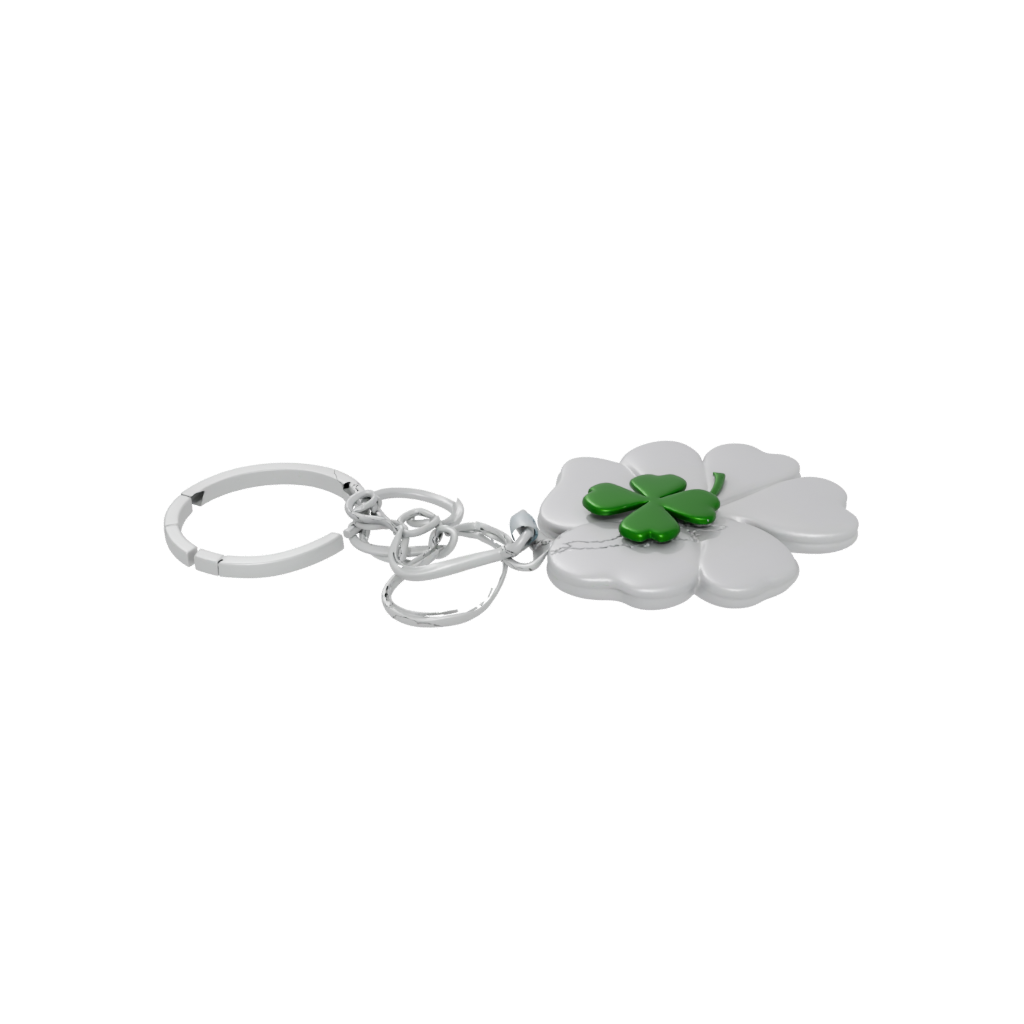 Jumbo 3D Four-Leaf Clover Charm