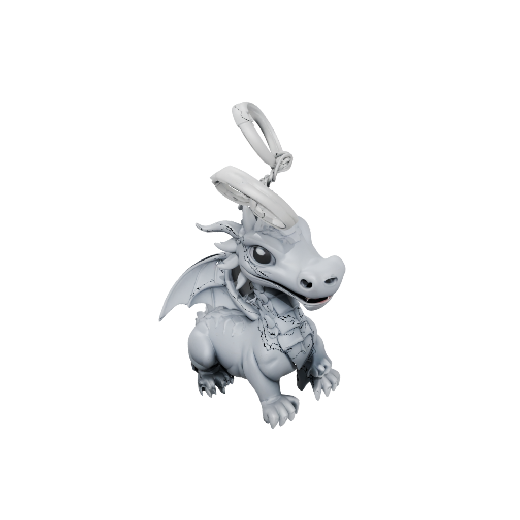 Jumbo 3D Mini Dragon Charm