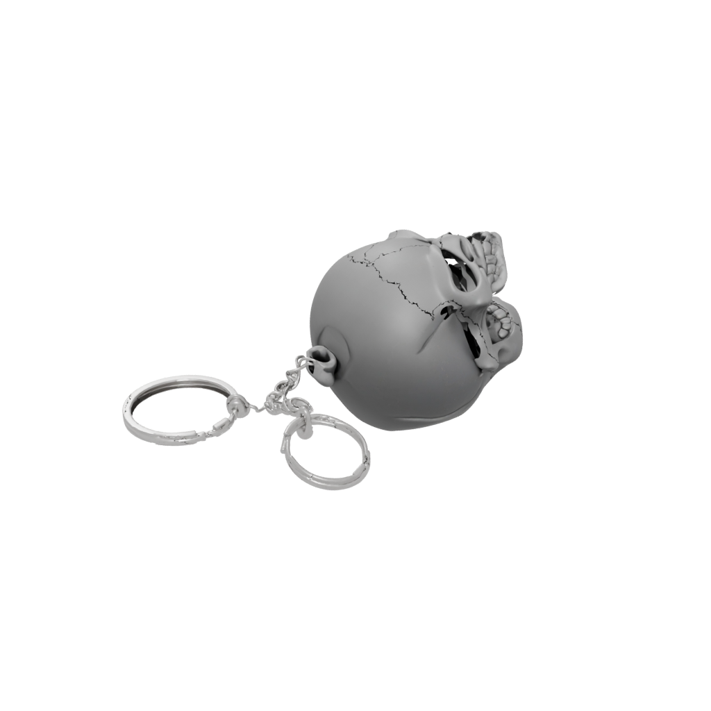 Jumbo 3D Skull Charm