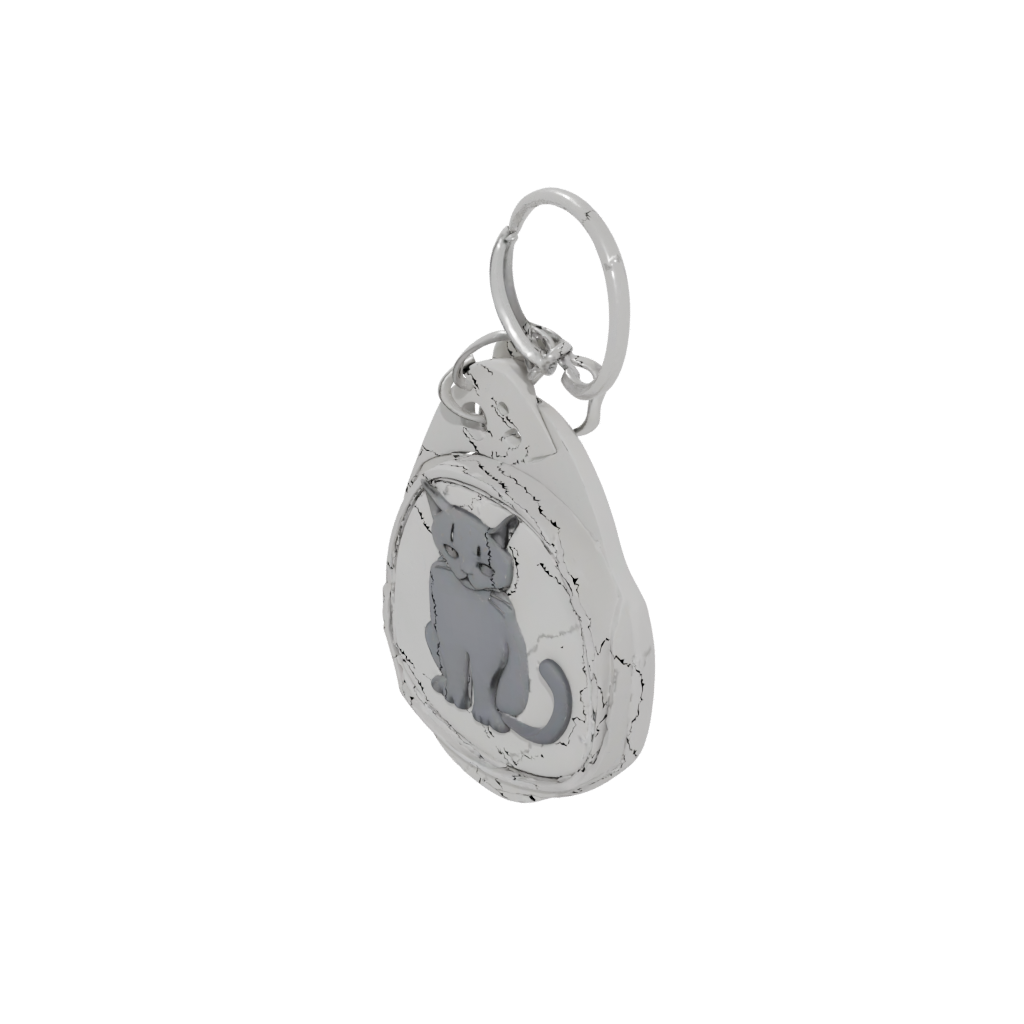 Jumbo Cat Silhouette Charm