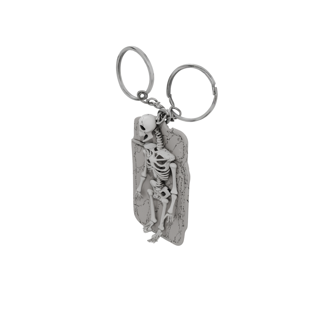 Jumbo Key Skeleton Charm