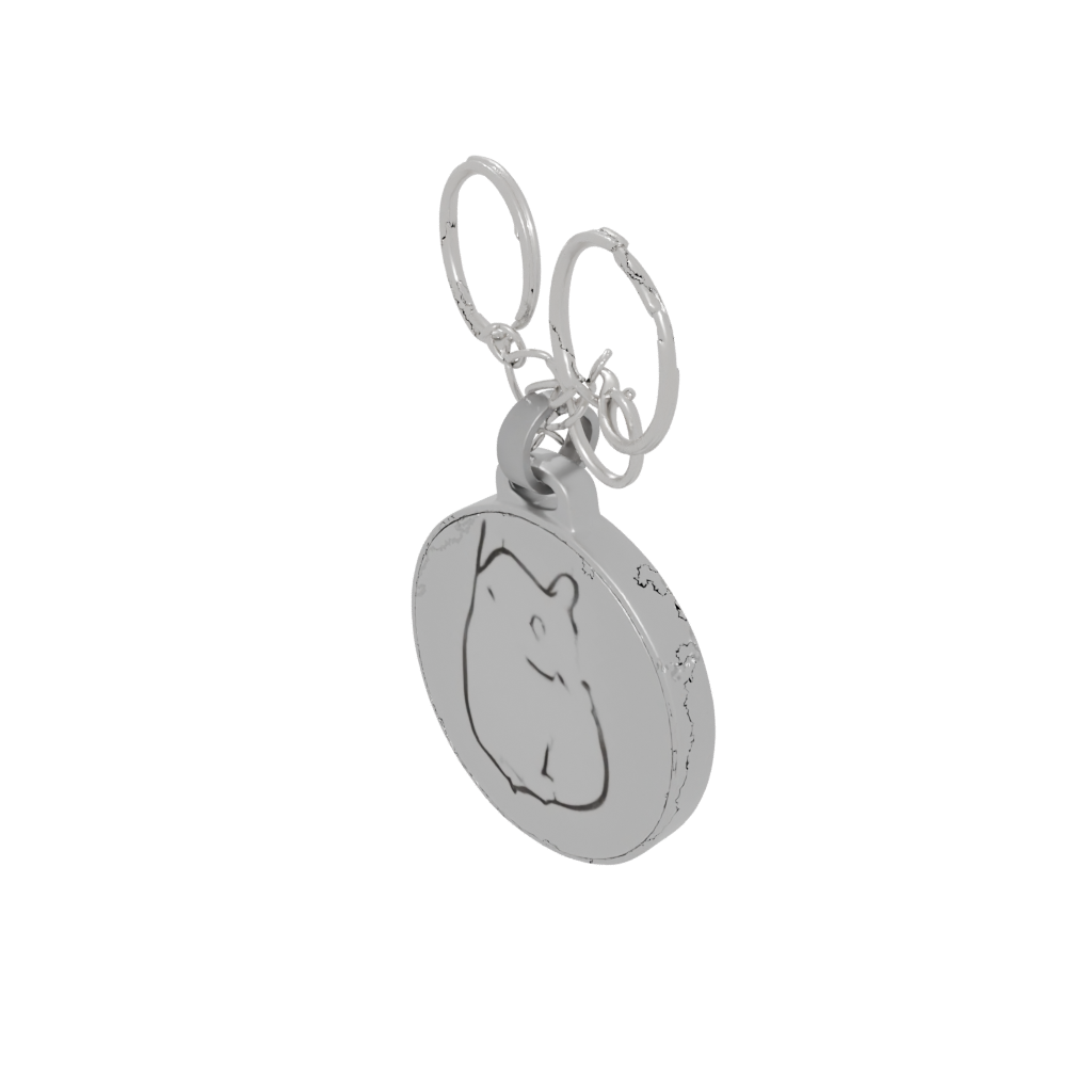 Jumbo Layered Cat Silhouette Charm