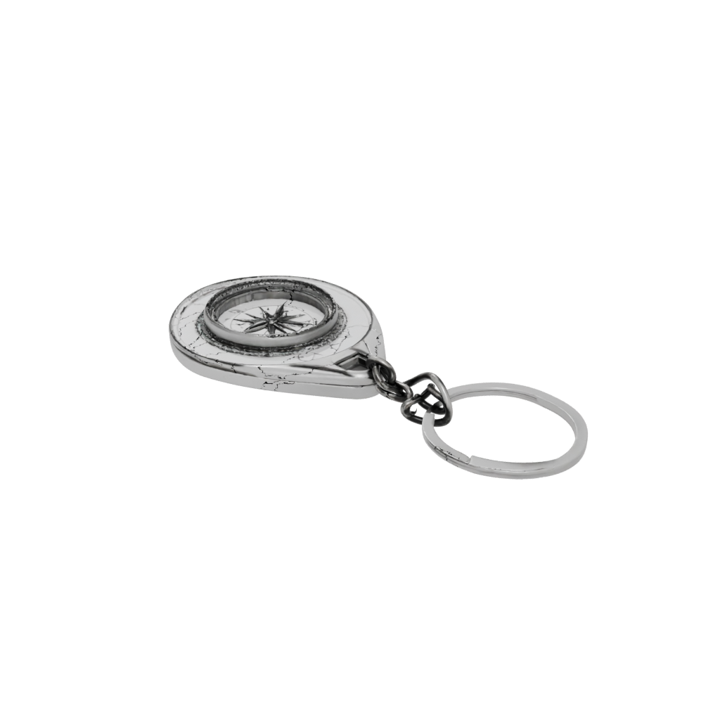 Jumbo Layered Compass Charm