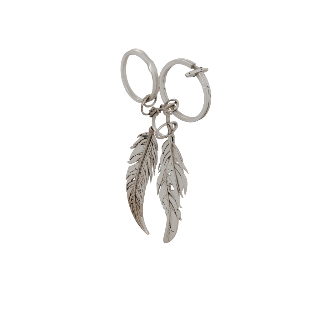 Jumbo Layered Feather Charm